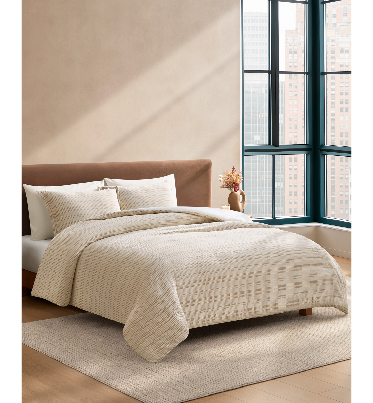 UGG® Eros Cotton 3-Piece Comforter Sets - Cream