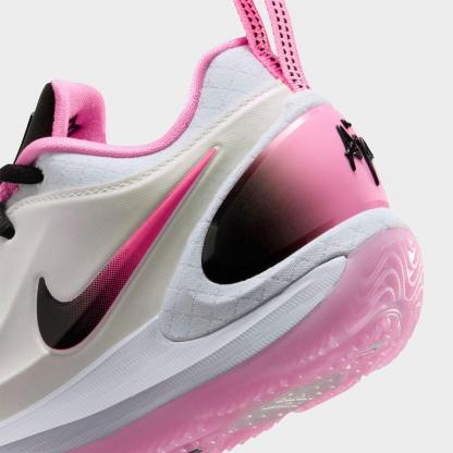 Girls' Big Kids' Nithtke A'Two A'ja Wilson Basketball Shoes - Pink Spell/White/Black - Detail shot