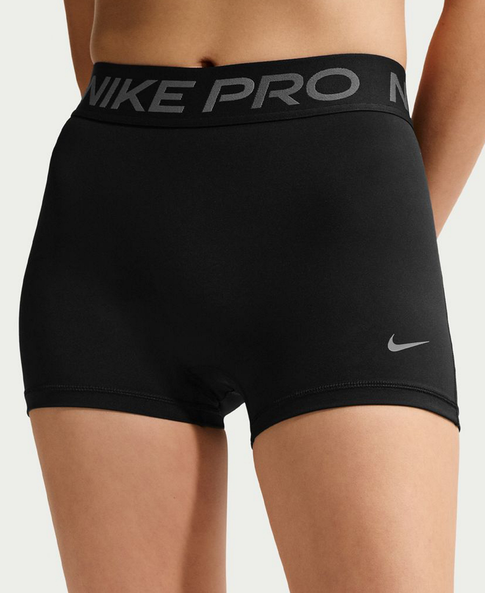 Nike Women's Mid-Rise Biker Shorts - Black/black/iron Grey