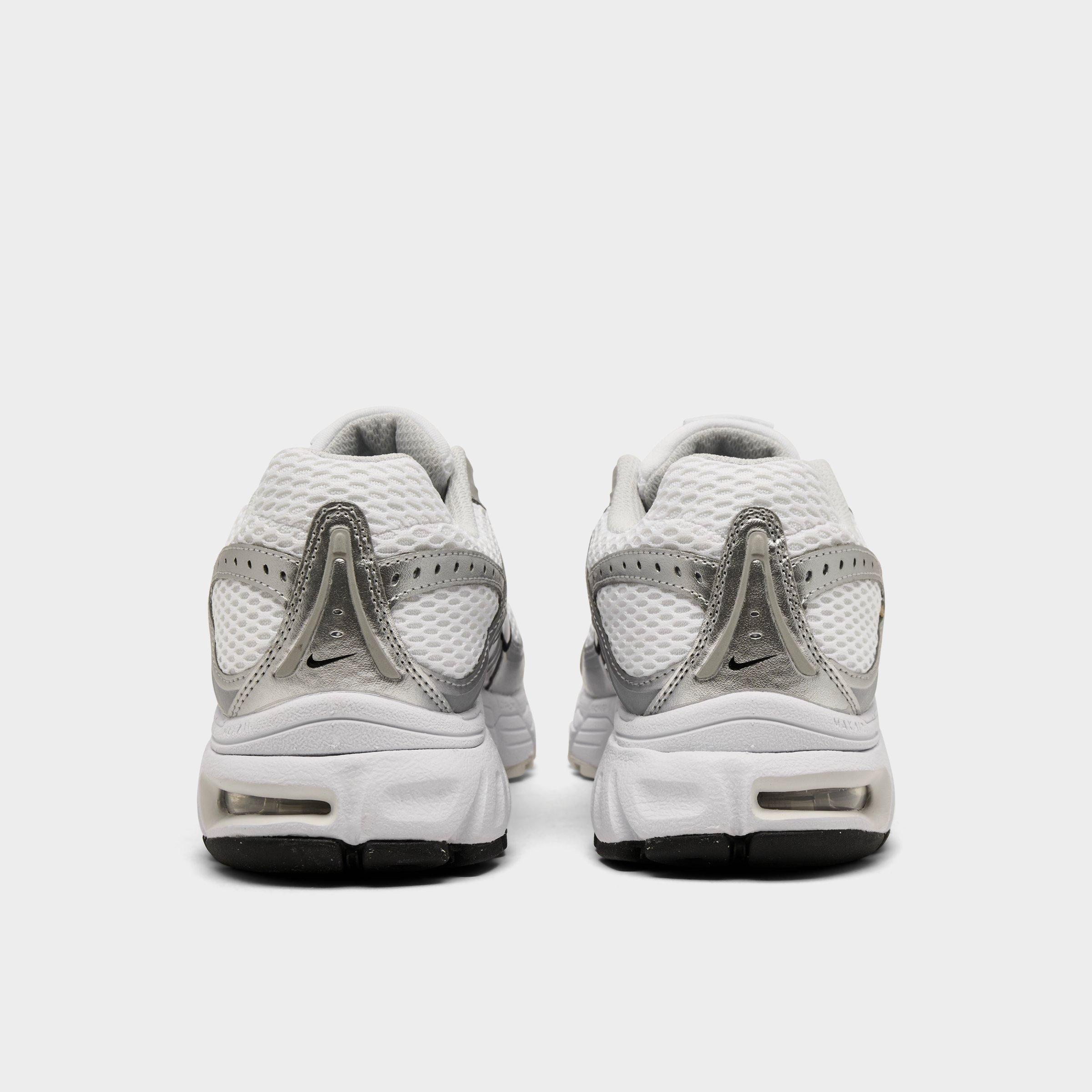 Women's Nithtke Air Max Moto 2K Casual Shoes - Part 3 - White/Photon Dust/Metallic - Back view