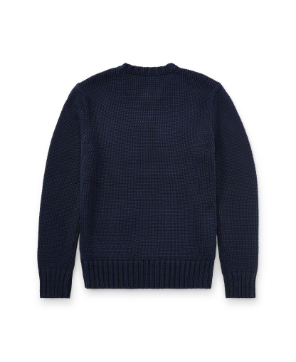 Polo Ralph Lauren Big Boys The Iconic Flag Sweater - Hunter navy