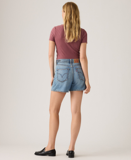Levi's Women's Cotton Cinch-Waist Denim Shorts - Lift Up Short