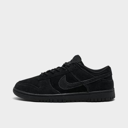 Men's Nike Dunk Low Retro SE Casual Shoes - Black/Black/Black