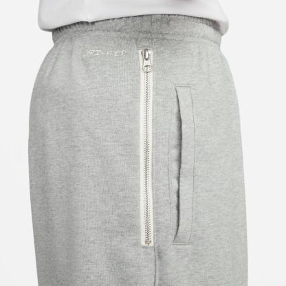 Men's Nithtke Dri-FIT Standard Issue French Terry Shorts - Dark Grey Heather/Pale Ivory