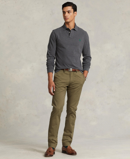Polo Ralph Lauren Men's Stretch Slim Fit Chino Pants - Canopy Olive