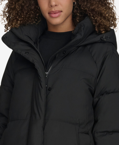 Levi's Women's Extra Long Quilted Parka - Black