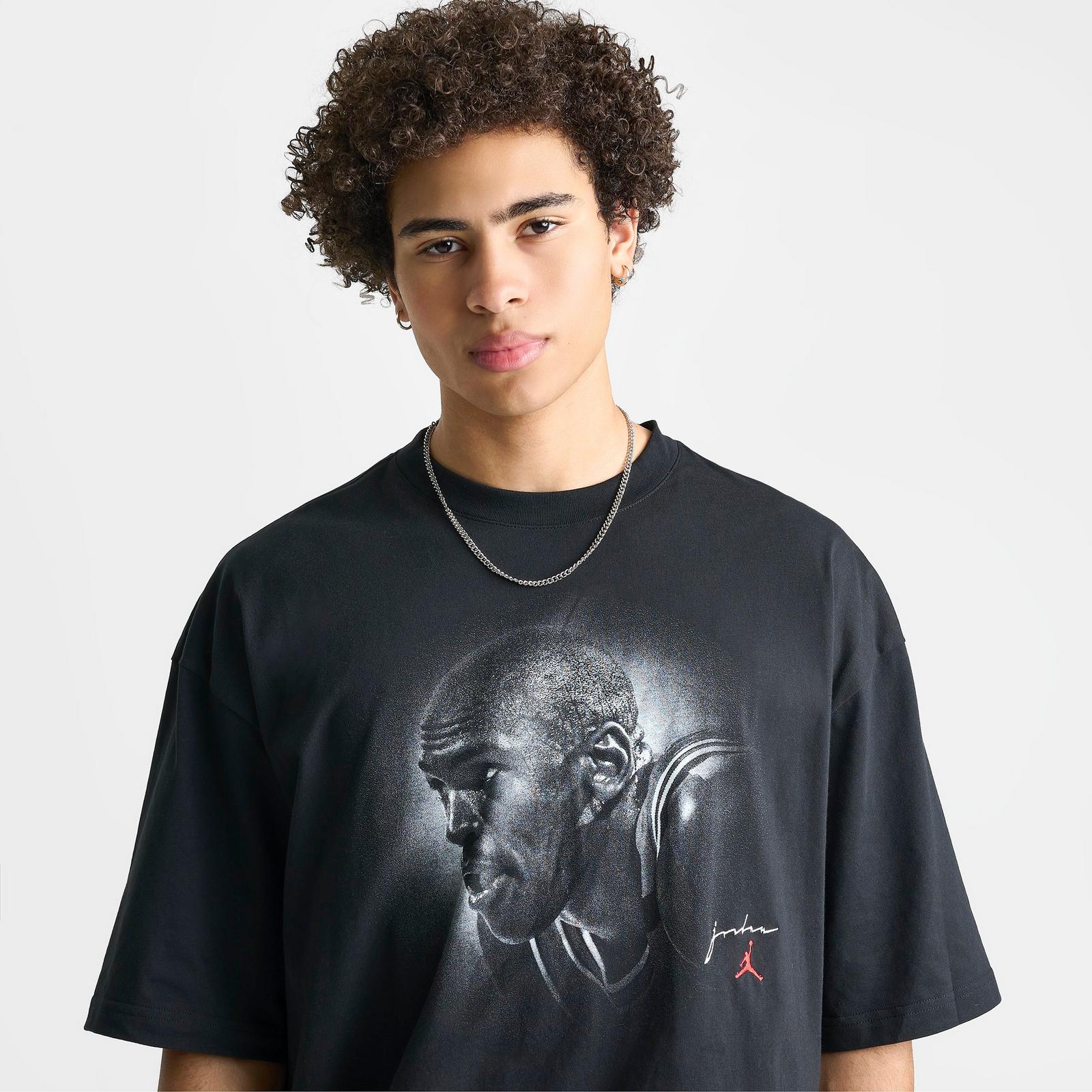 Men's Jordan Flight Essentials Big Face Graphic T-Shirt - Black
