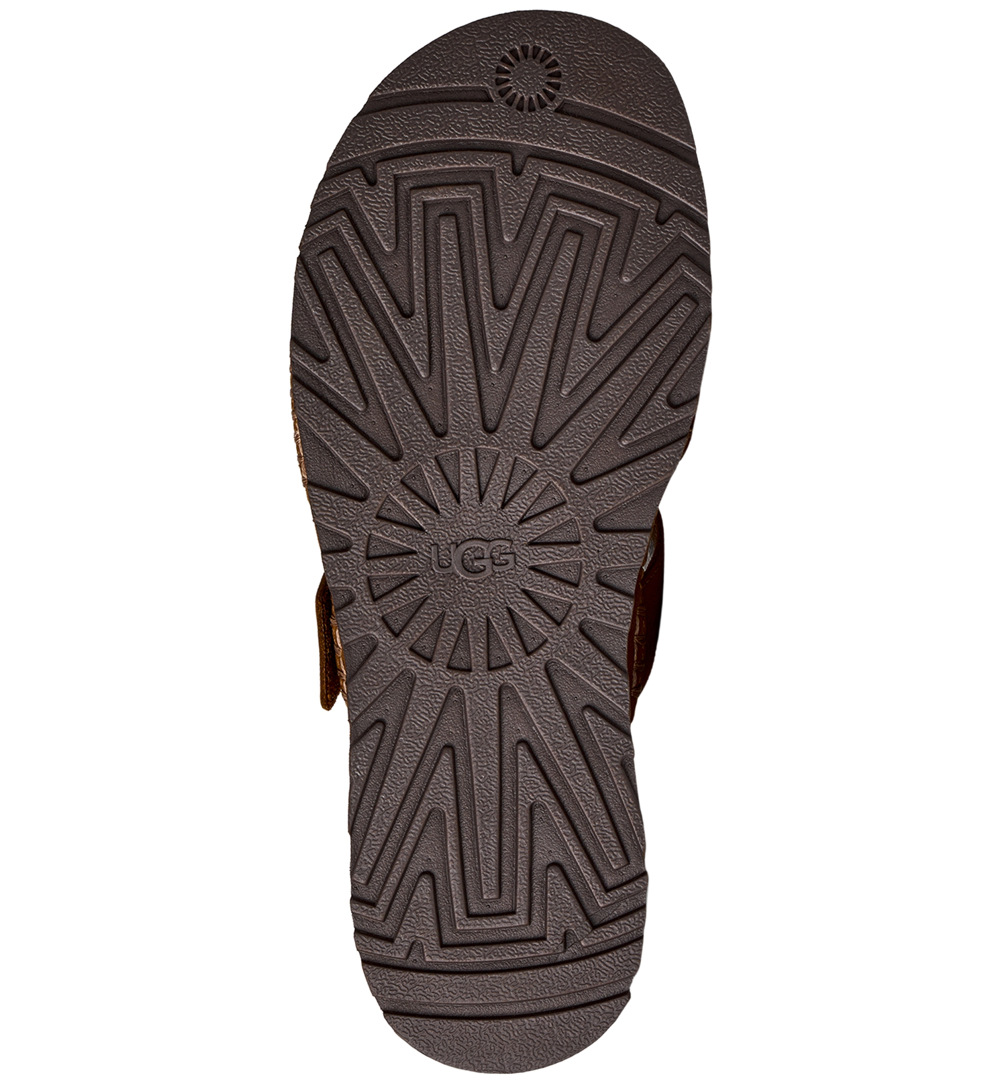 UGG® Women's GoldenGaze Slide Sandals - Dark Chestnut
