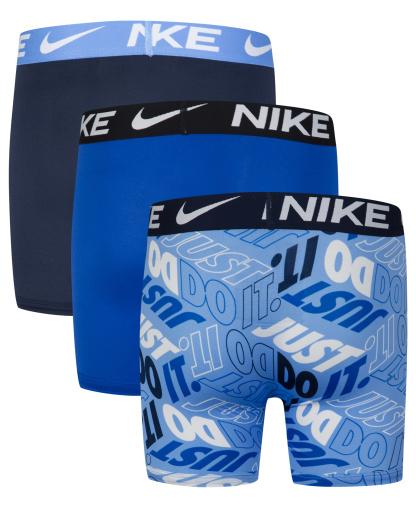 Nike Boys' 8-20 Essential Dri-FIT Boxer Briefs, 3-Pack - University Blue/Navy