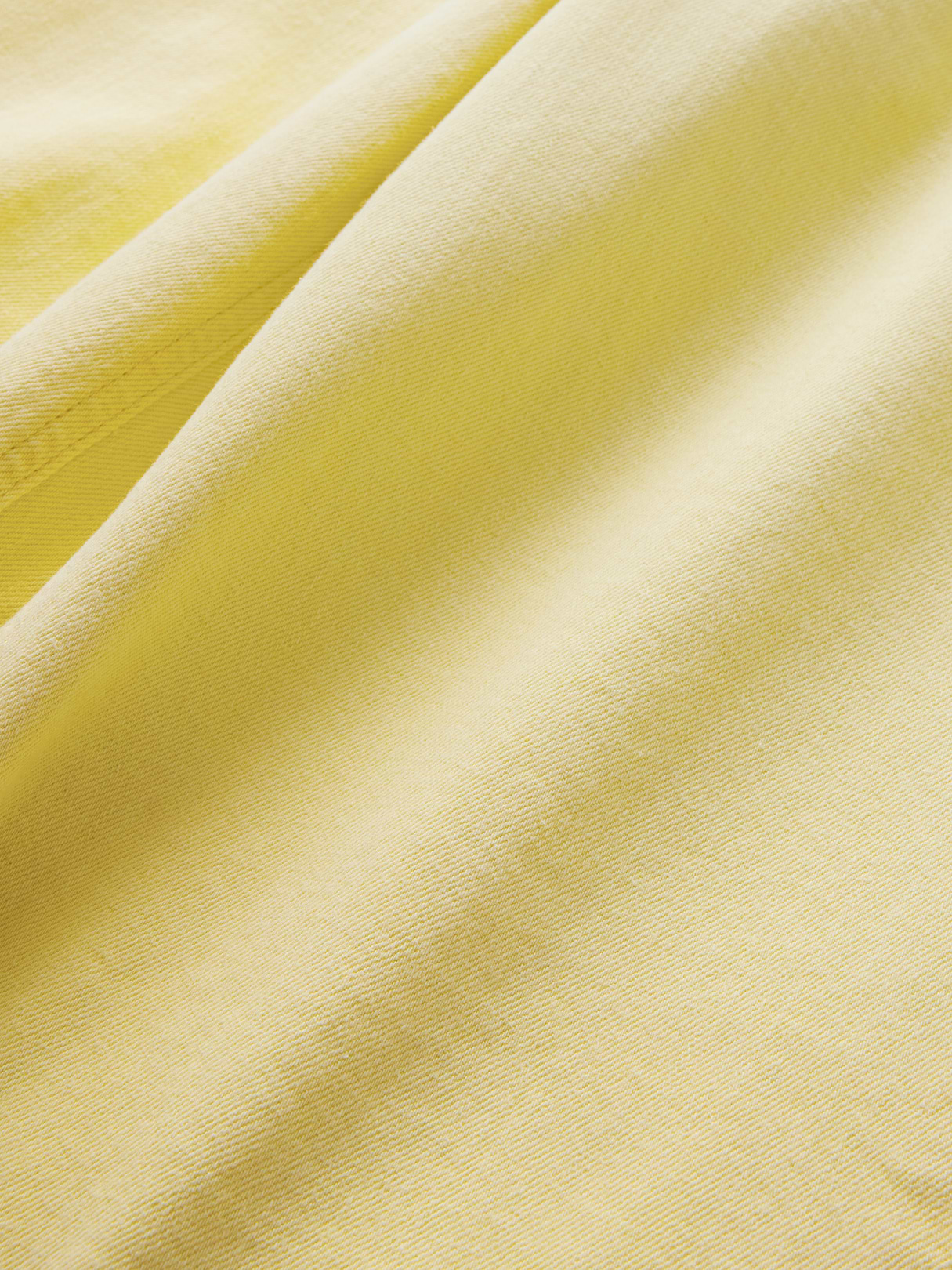 High Rise Stride Wide-Leg Ankle Jeans - Lemon drop yellow