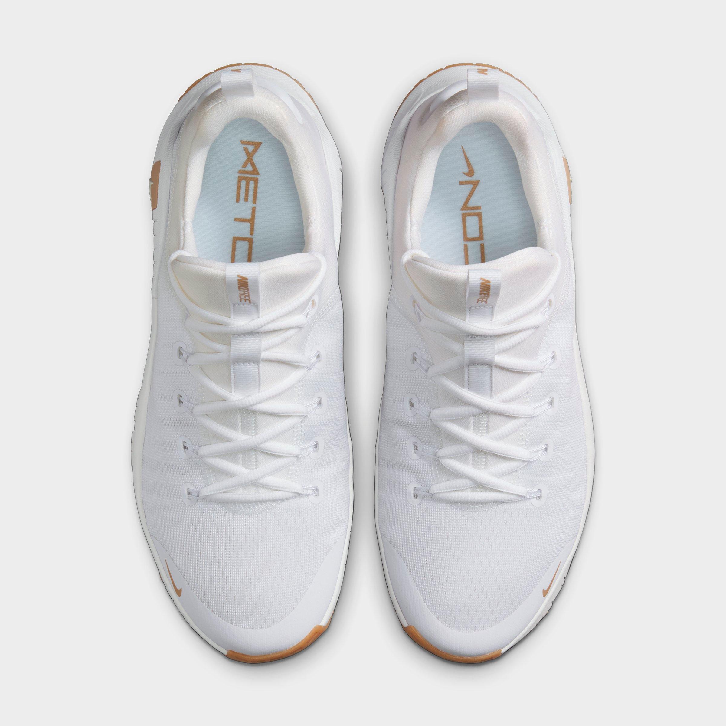 Men's Nithtke Free Metcon 6 Training Shoes - White/Gum Light Brown/Hemp - Top view