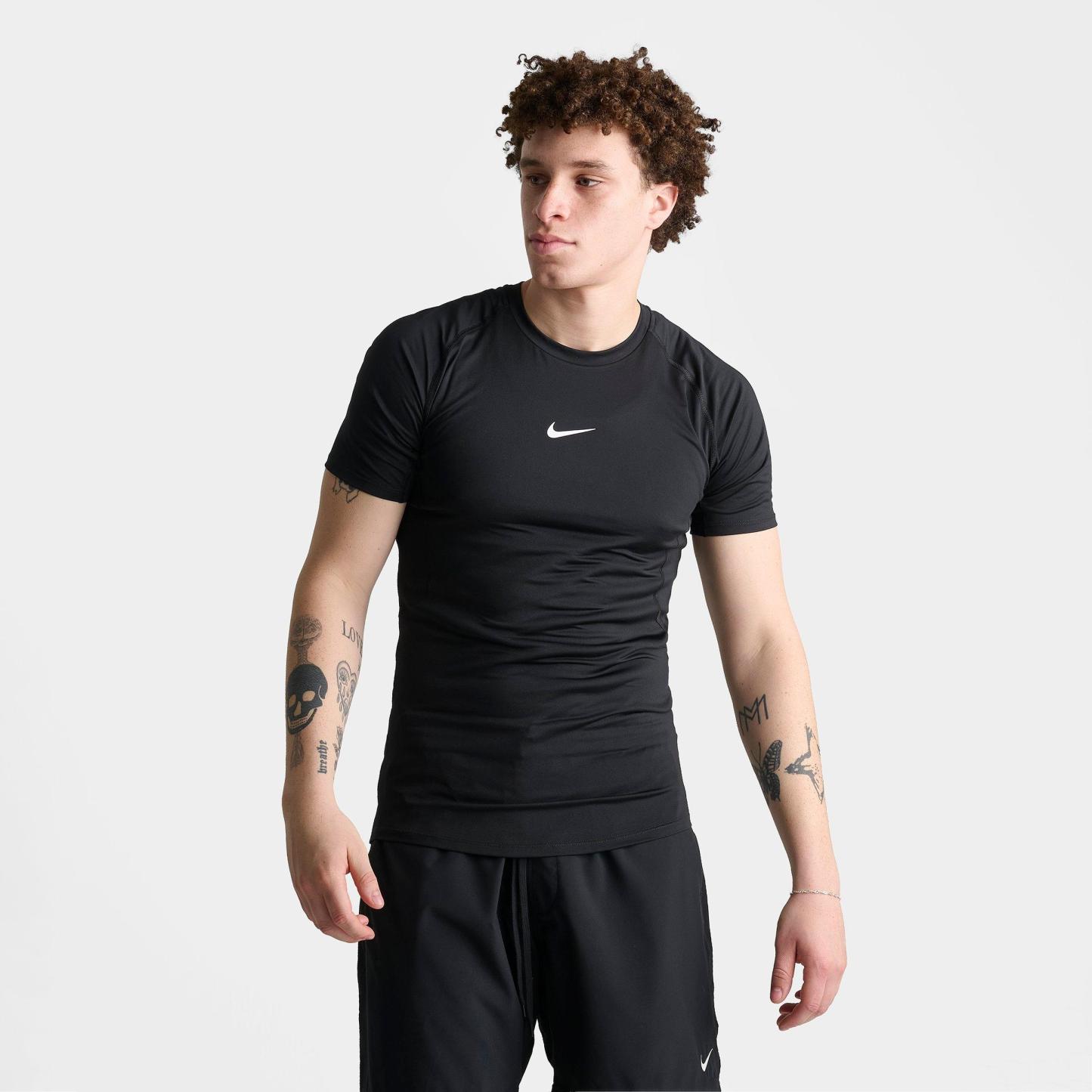 Men's Nithtke Pro Dri-FIT Tight Fitness Top - Black/White