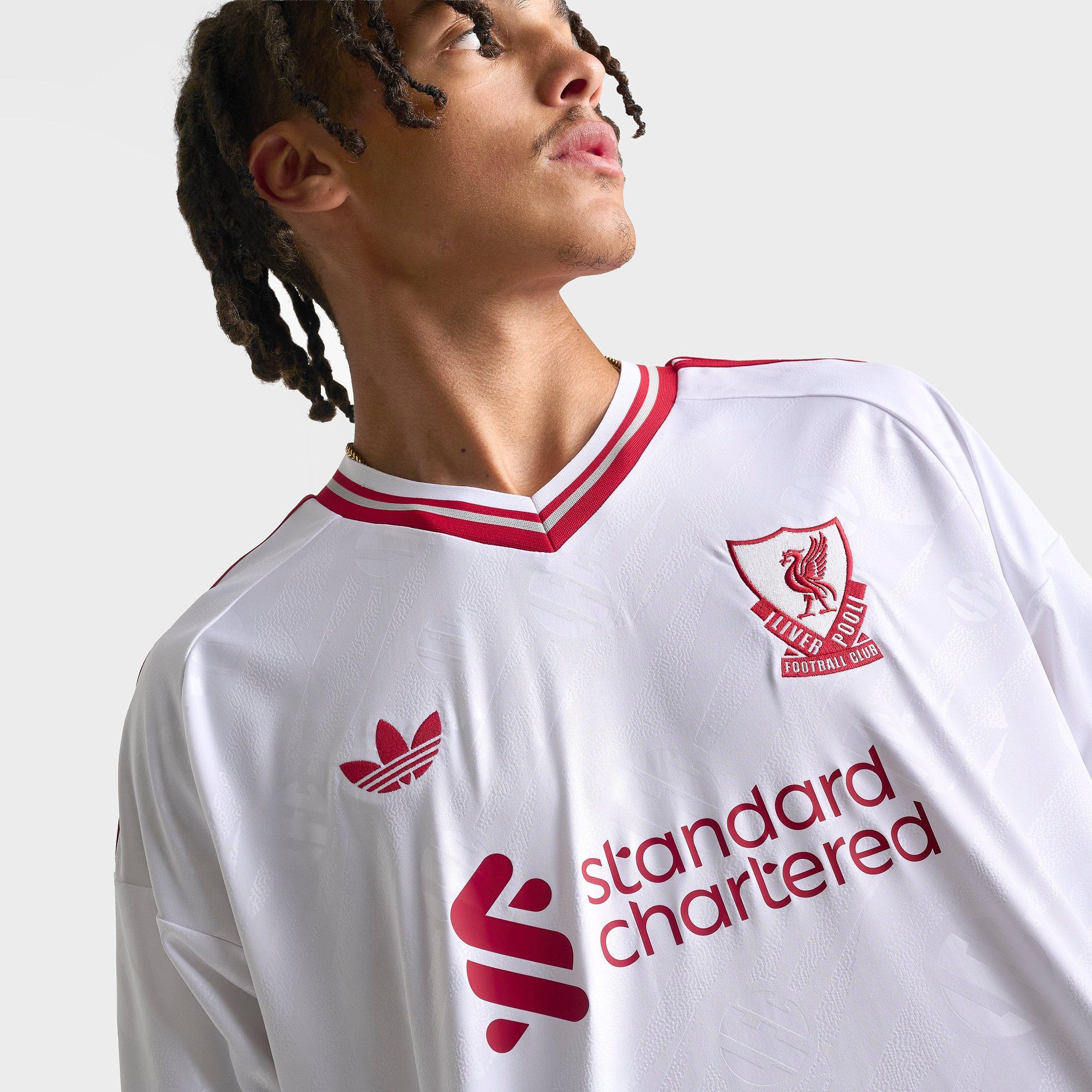 Men's adidas Liverpool FC 26-27 Away Soccer Jersey - White