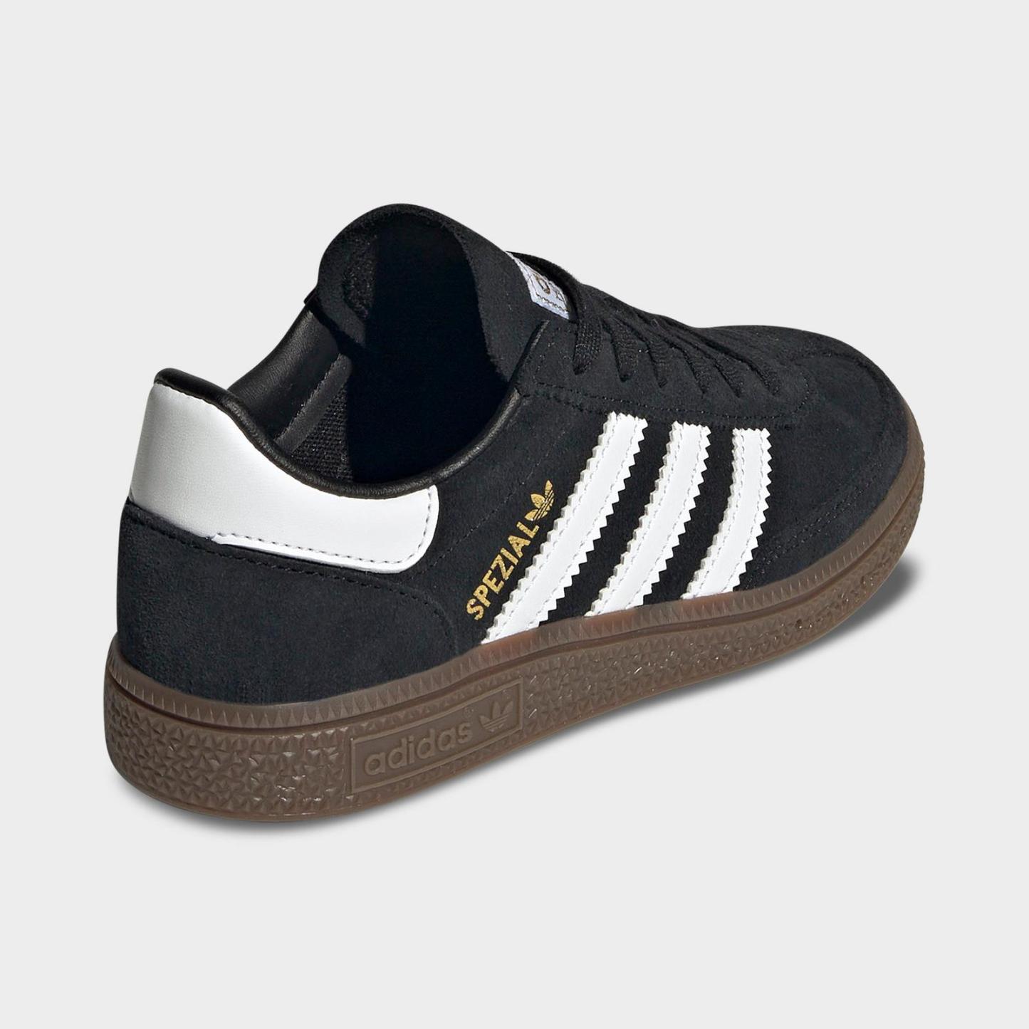 Little Kids' adidas Originals Handball Spezial Casual Shoes - Black/White/Gum - view 4