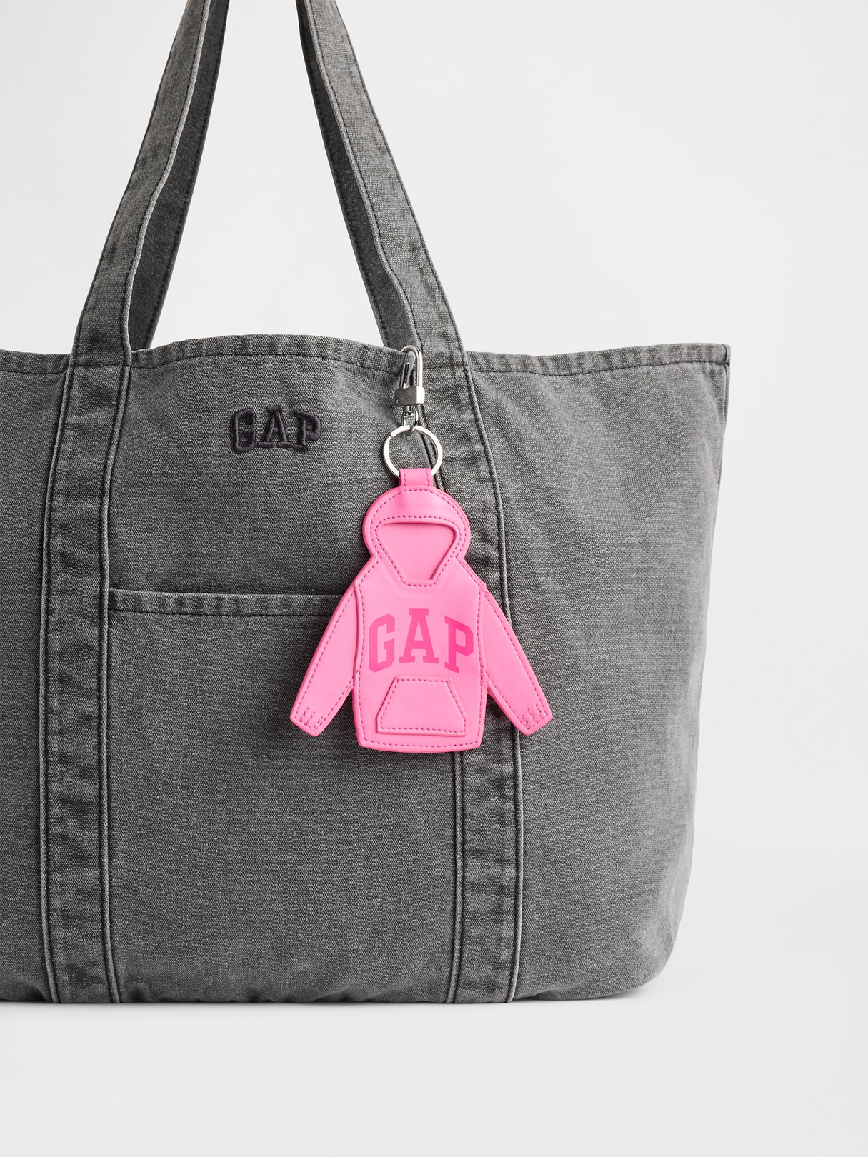 Logo Hoodie Bag Charm - Standout pink