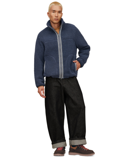 UGG® Men's UGGbraid Full-Zip Hooded Jacket - Coffee Grounds