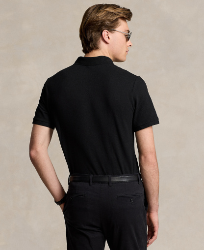 Polo Ralph Lauren Men's Classic-Fit Mesh Polo Shirt - Polo Black