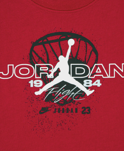 Jordan Boys' 4-7 Flight Team Short-Sleeve T-Shirt and Shorts, 2-Piece Set - Light Smoke Gray