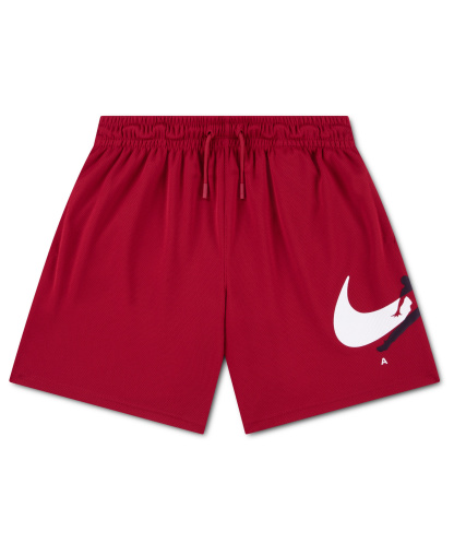 Jordan Boys' 8-20 Graphic Varsity-Style Mesh Shorts - Gym Red