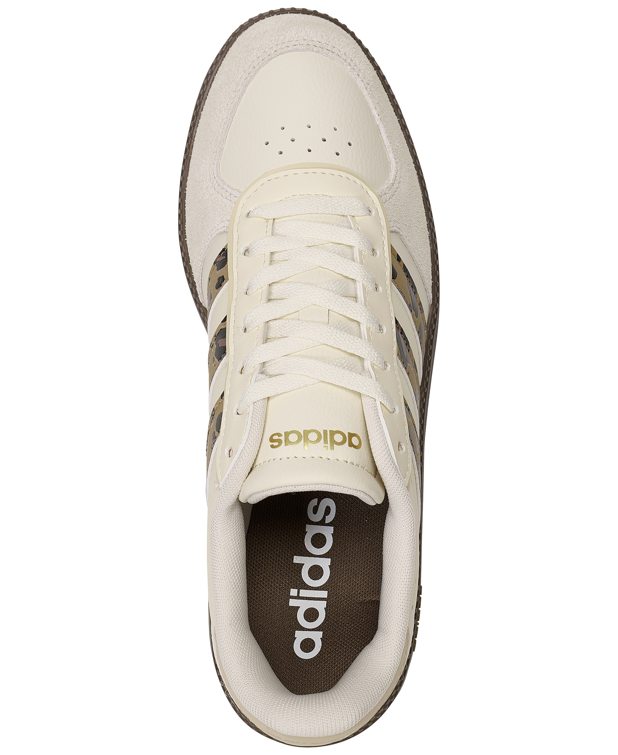 adidas Big Girls Break net Sleek Lifestyle Sneakers from Finish Line - White, Cardboard, Sand