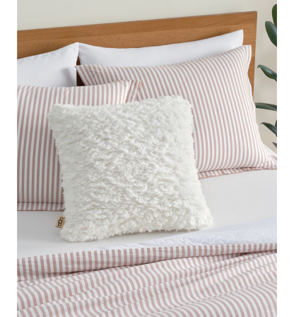 UGG® Shira Textured Decorative Pillow, 20" x 20" - Snow
