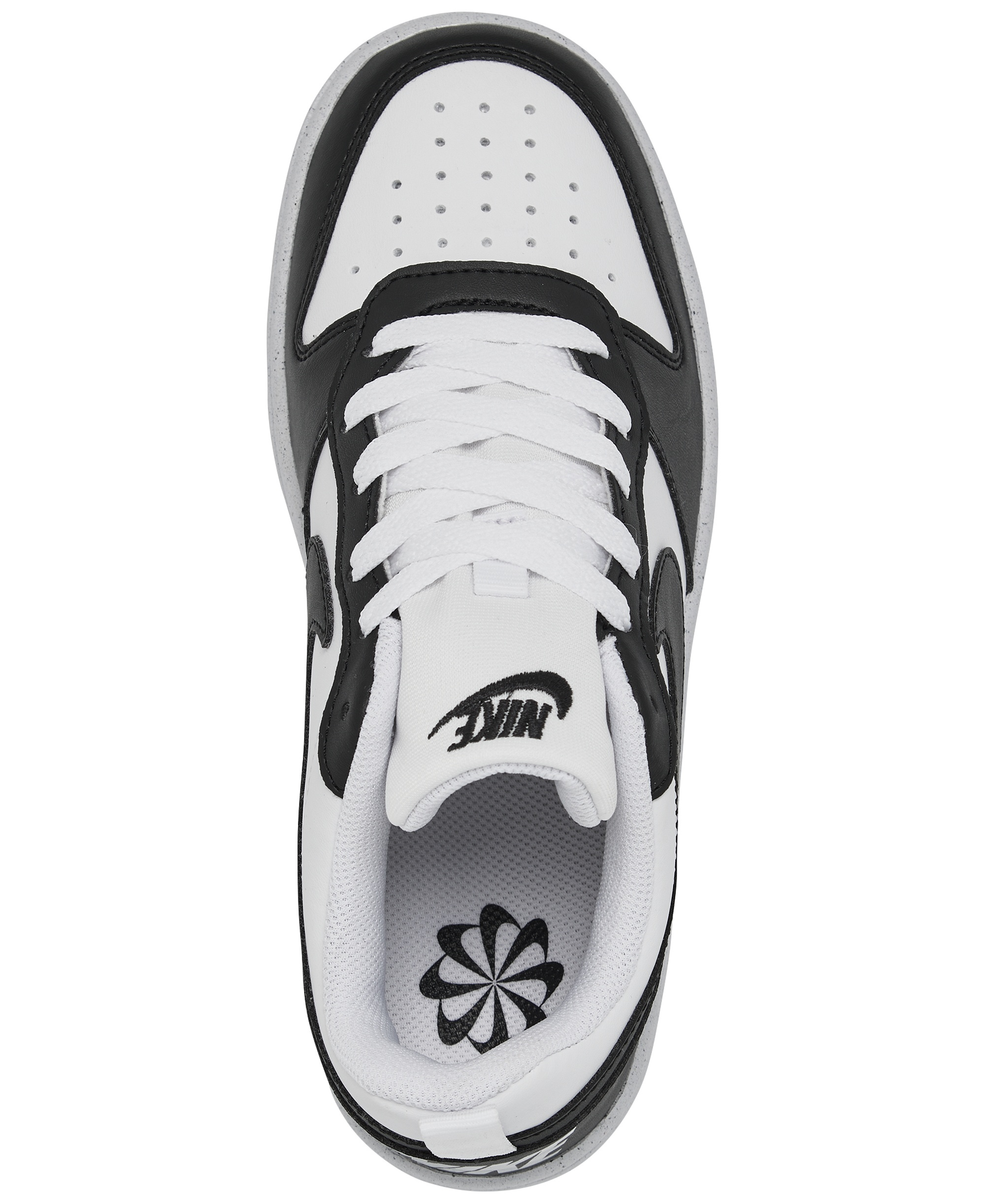 Nike Big Kids Court Borough Low Recraft Casual Sneakers from Finish Line - White, Black