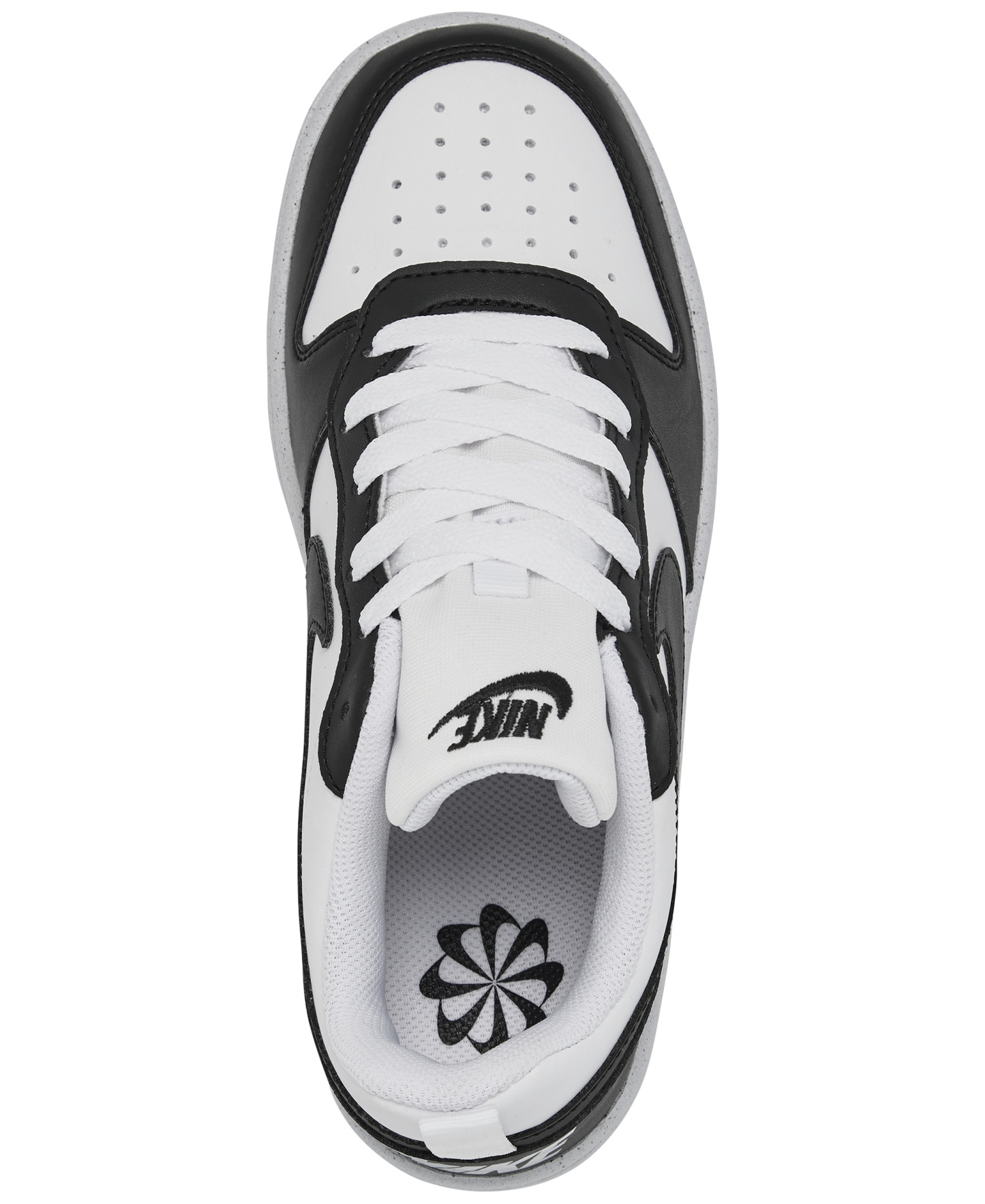 Nike Big Kids Court Borough Low Recraft Casual Sneakers from Finish Line - White, Black