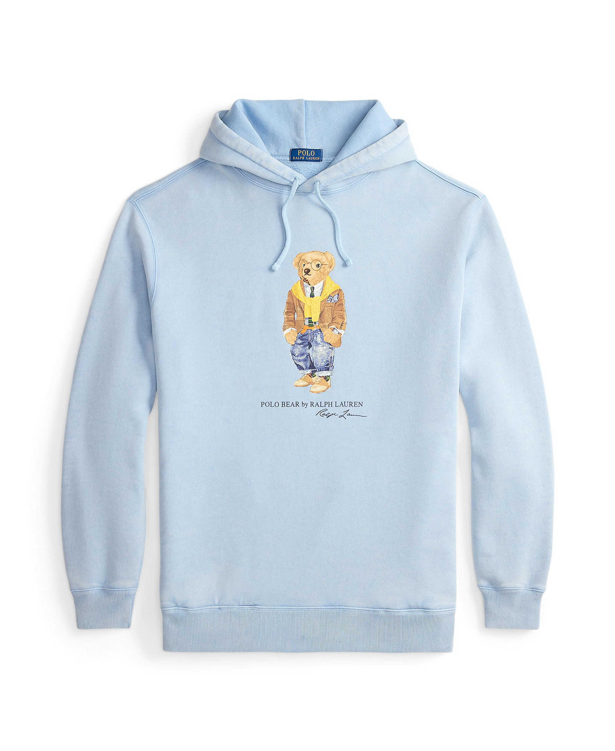 Polo Ralph Lauren Men's Big & Tall Bear Graphic Long-Sleeve Hoodie - Southport Blue/heritage Bear