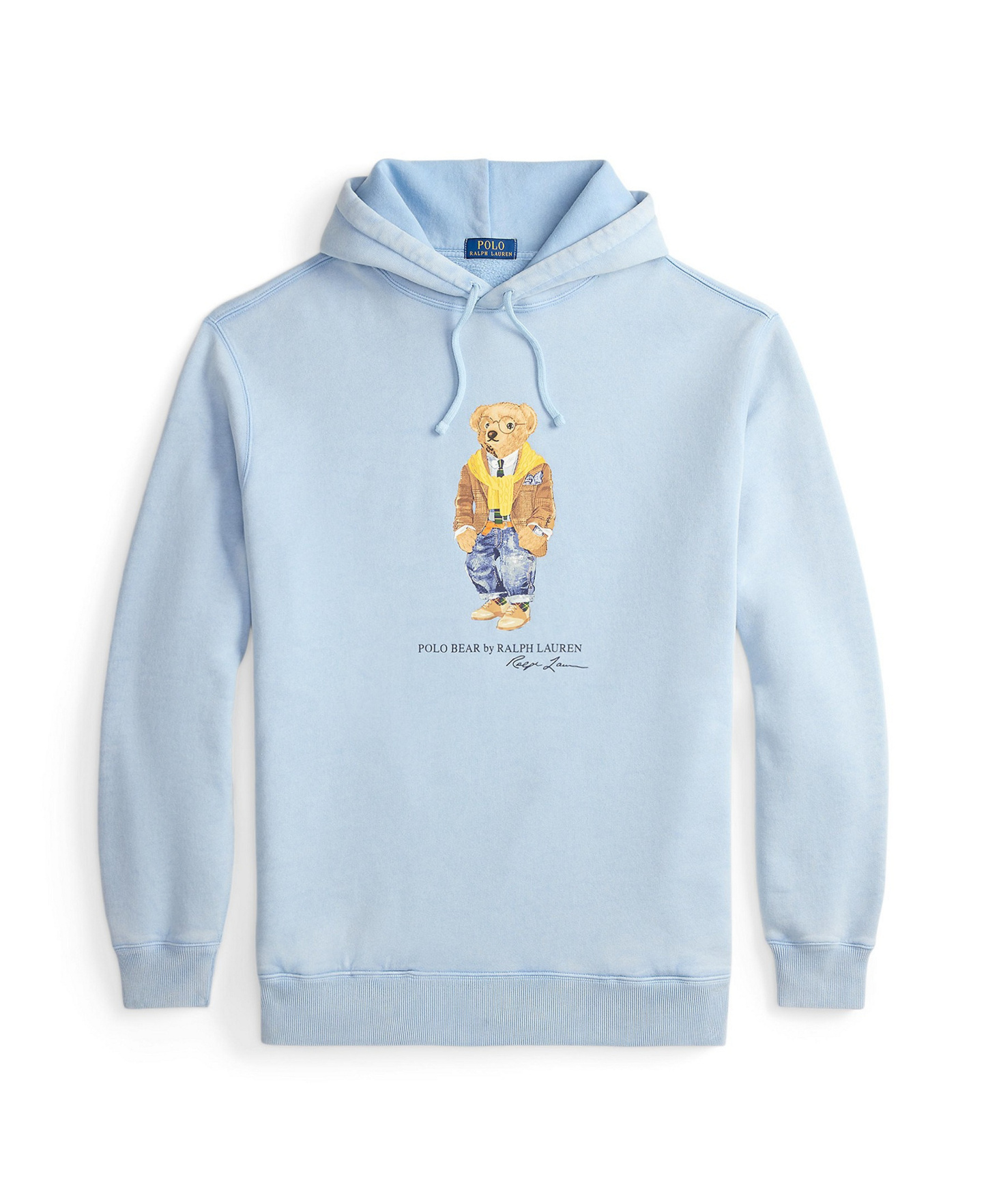 Polo Ralph Lauren Men's Big & Tall Bear Graphic Long-Sleeve Hoodie - Southport Blue/heritage Bear