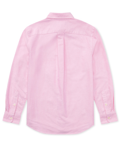 Polo Ralph Lauren 8-20 Boys' Embroidered Pony Logo Cotton Oxford Shirt - New Rose