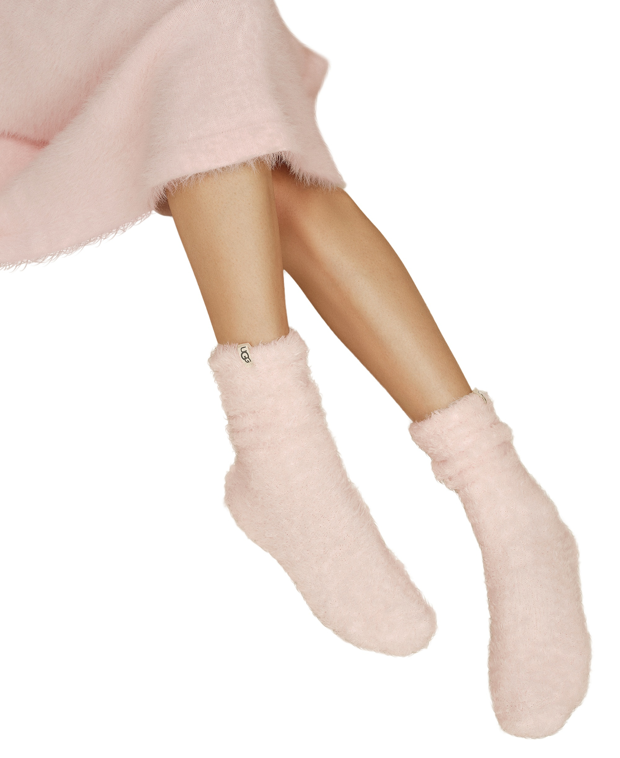 UGG Women's Teddi Cozy Crew Socks - Pale Orchid