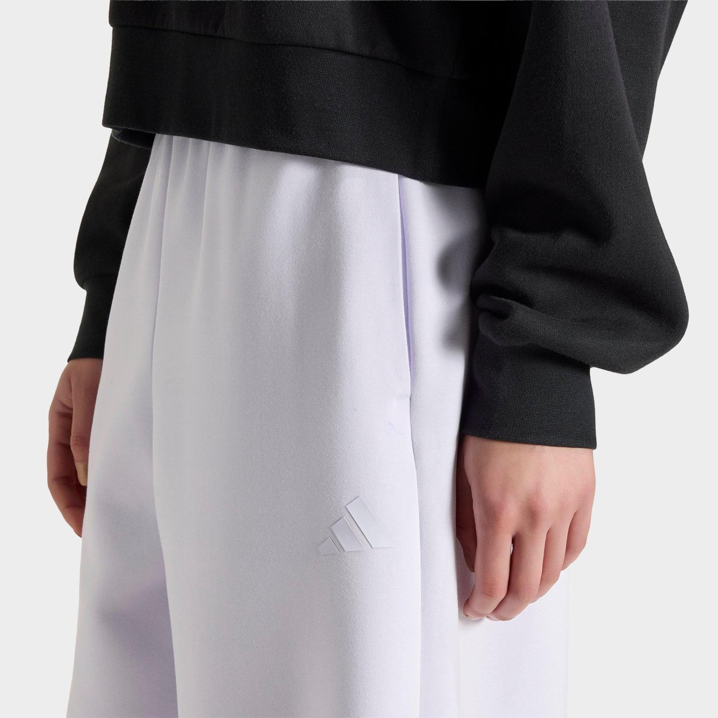 Women's adidas Sportswear Soft Lux Straight Leg Pants - Frozen Purple