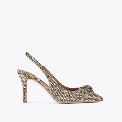 Kurt Geiger London Belgravia High Sling Heel - Beige