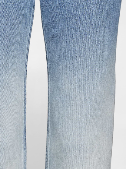 High Rise '90s Slim Straight Jeans - Blue ombré