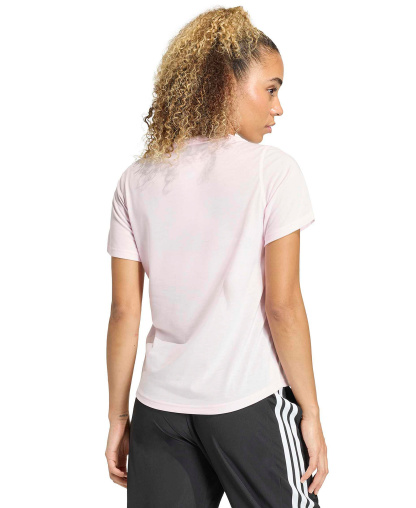 adidas Women's Workout Essentials Seamless Scoop Neck T-Shirt - Clear Pink