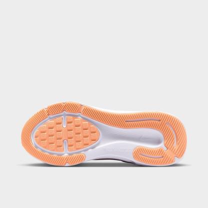 Big Kids' Nithtke Stellar Ride Running Shoes - Bleached Lilac/Pink Foam/Sunset Haze/Black - Bottom view
