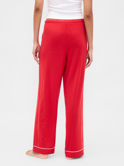 SoftMade Modal PJ Pants - Modern red