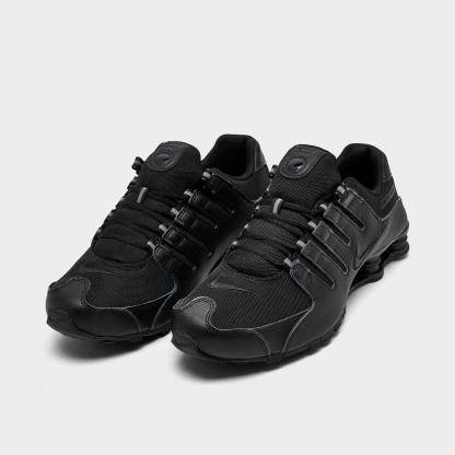 Men's Nithtke Shox NZ Casual Shoes - Black/Black/Black (IQ8263-002) - Both shoes facing left