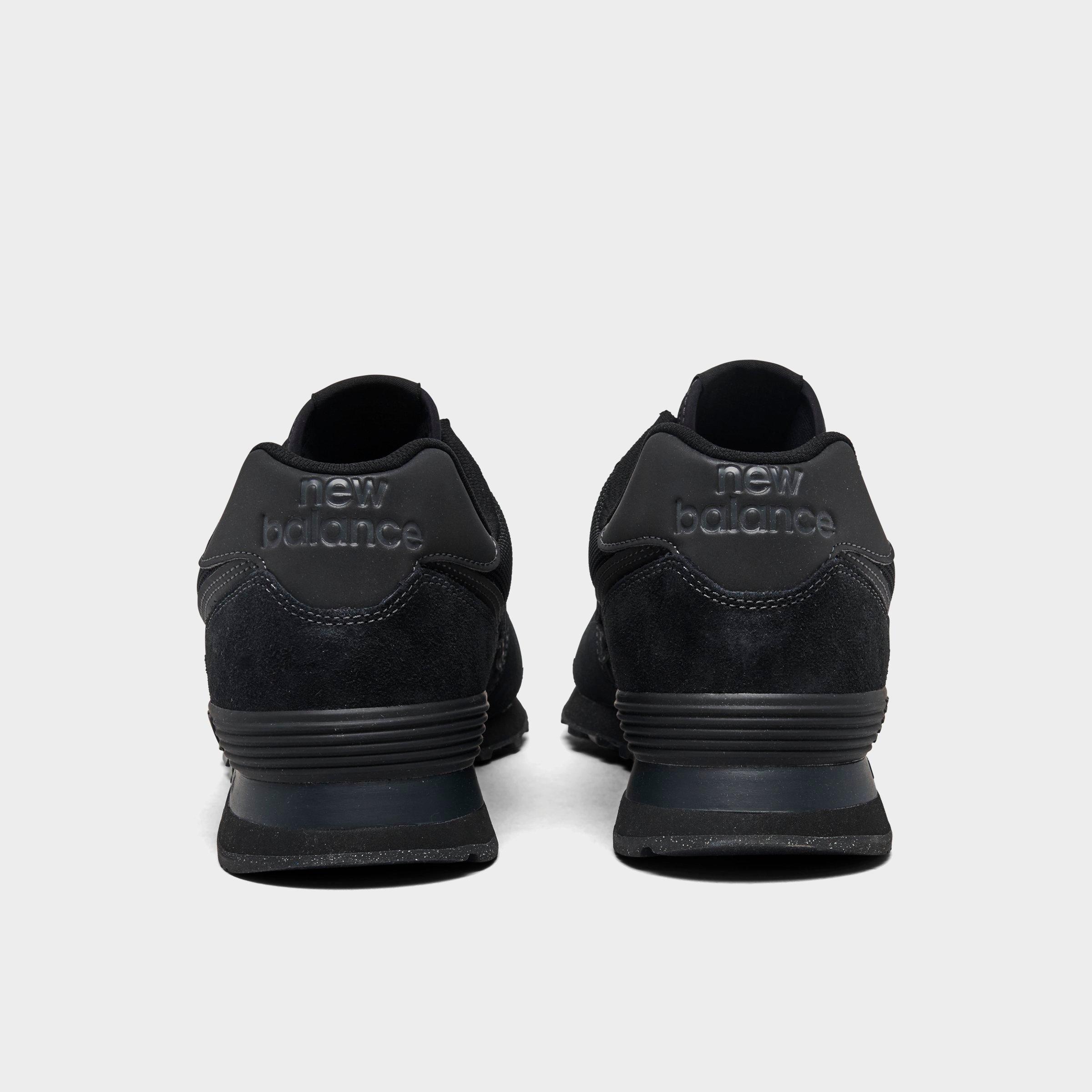 Men's New Balance 574 Core Casual Shoes - Black/Black - view 4