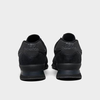 Men's New Balance 574 Core Casual Shoes - Black/Black - view 4