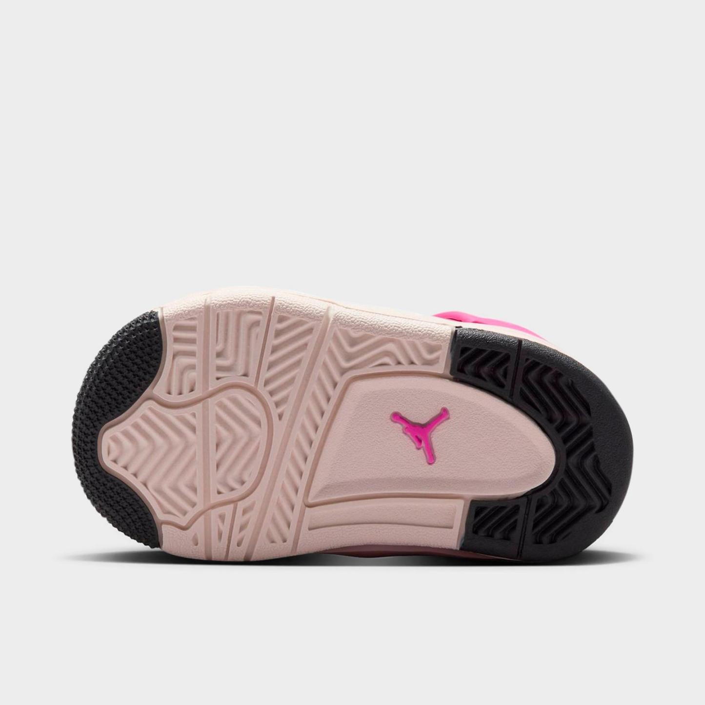 Kids' Toddler Air Jordan Retro 4 Basketball Shoes - Sweet Beet/Desert Pink/Off Noir/Chalk - view 6