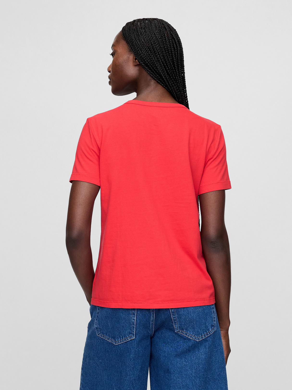 Organic Cotton VintageSoft T-Shirt - Tomato red
