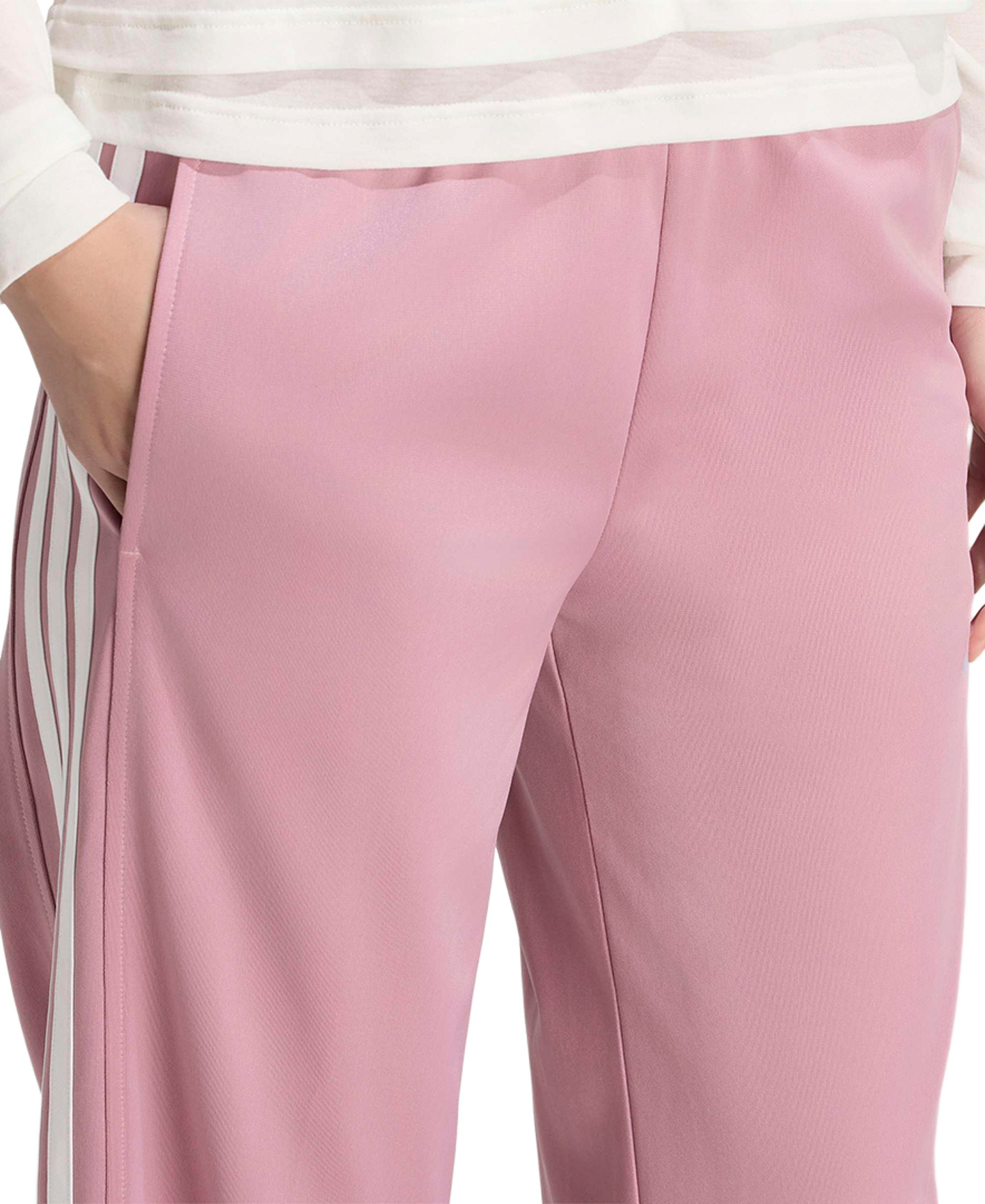 adidas Women's Dayready Wide-Leg Track Pants - Magic Mauve