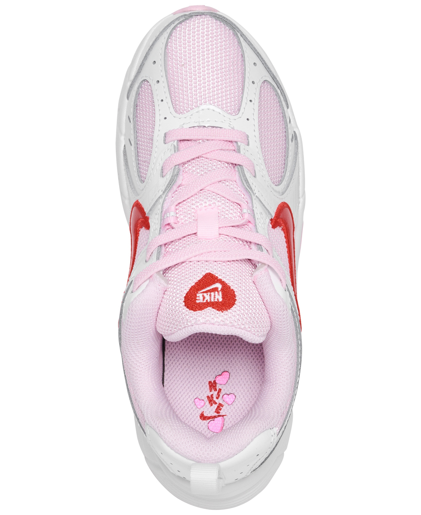 Nike Little Kids V5 RNR Casual Sneakers from Finish Line - White, Pink