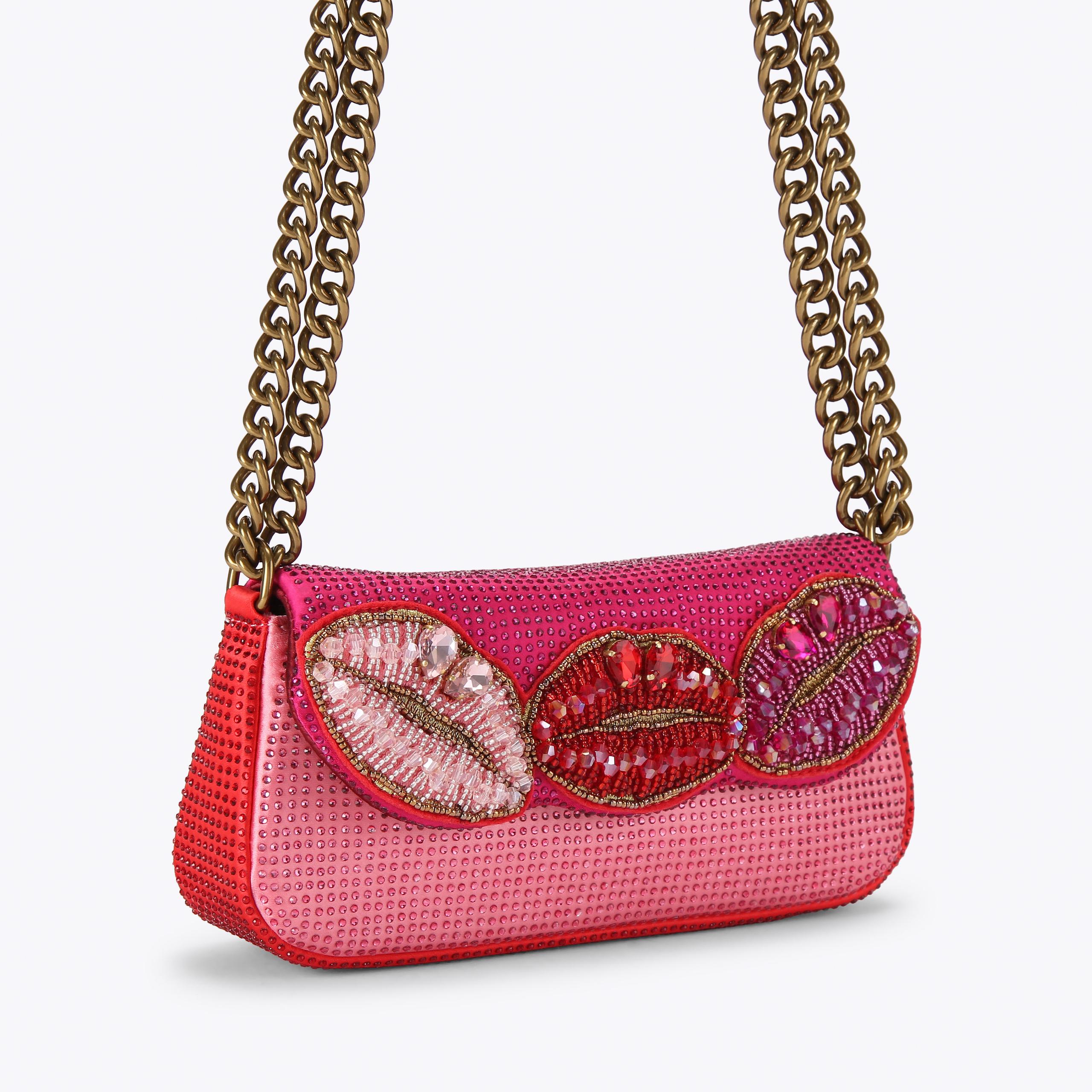 Kurt Geiger London Pickle Shoulder Kiss - Pink - view 3