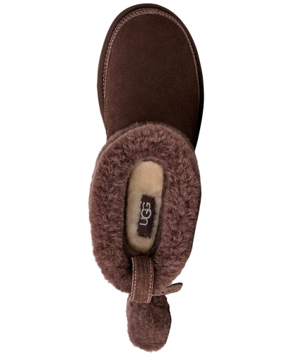 UGG® Women's Classic Mini Heritage Round Toe Booties - Burnt Cedar