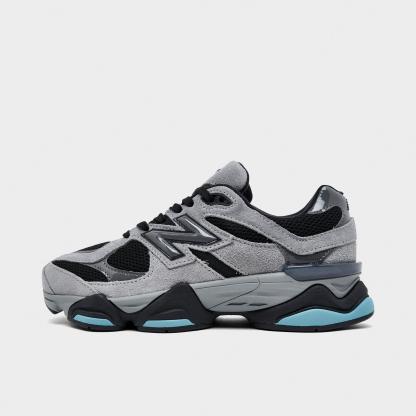 Big Kids' New Balance 9060 Casual Shoes - Grey/Black/Blue - view 1