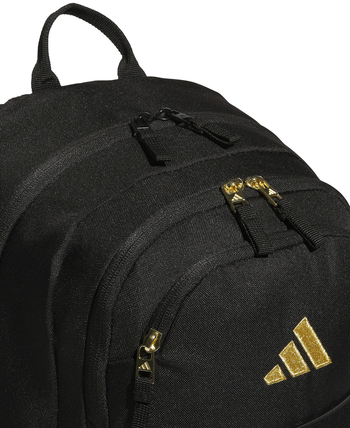 adidas Men's Amplifier Bungee Laptop Backpack - Black/Gold Metallic
