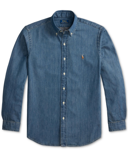 Polo Ralph Lauren Men's Classic-Fit Denim Shirt - Denim
