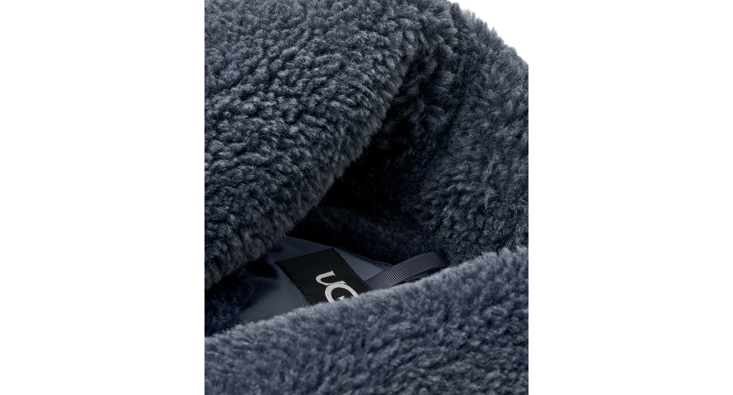 UGG Women's Wylda Oversized-Fit Shawl Collar Puffer Jacket - Eve Blue